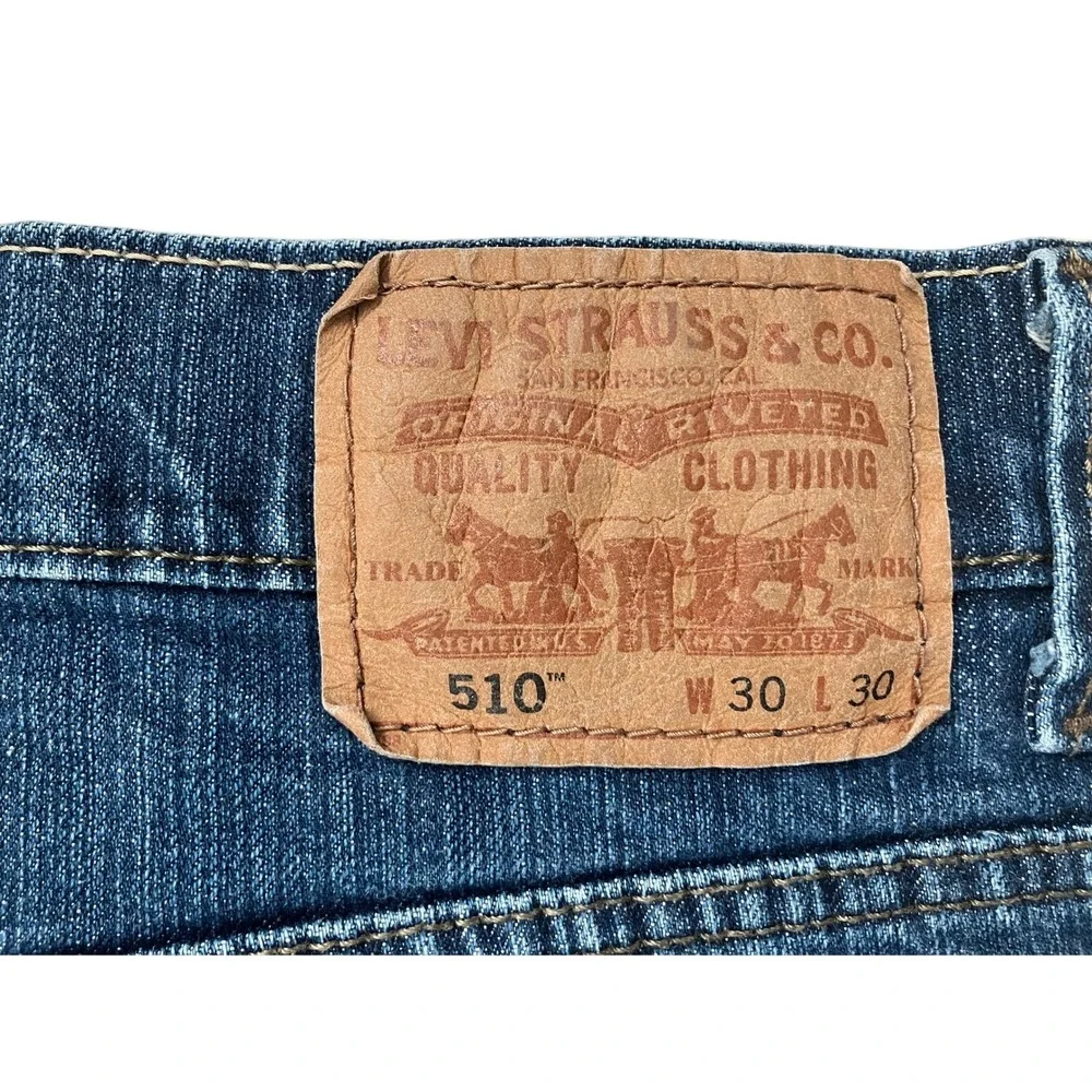 Levi's‎ 510 Jeans Womens Size 30 Dark Wash Denim Five Pocket Design
